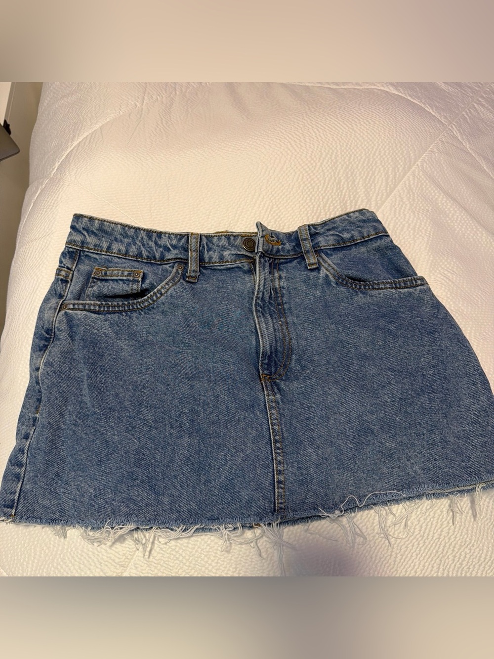 American Eagle Outfitters Blue Denim Midi Skirt